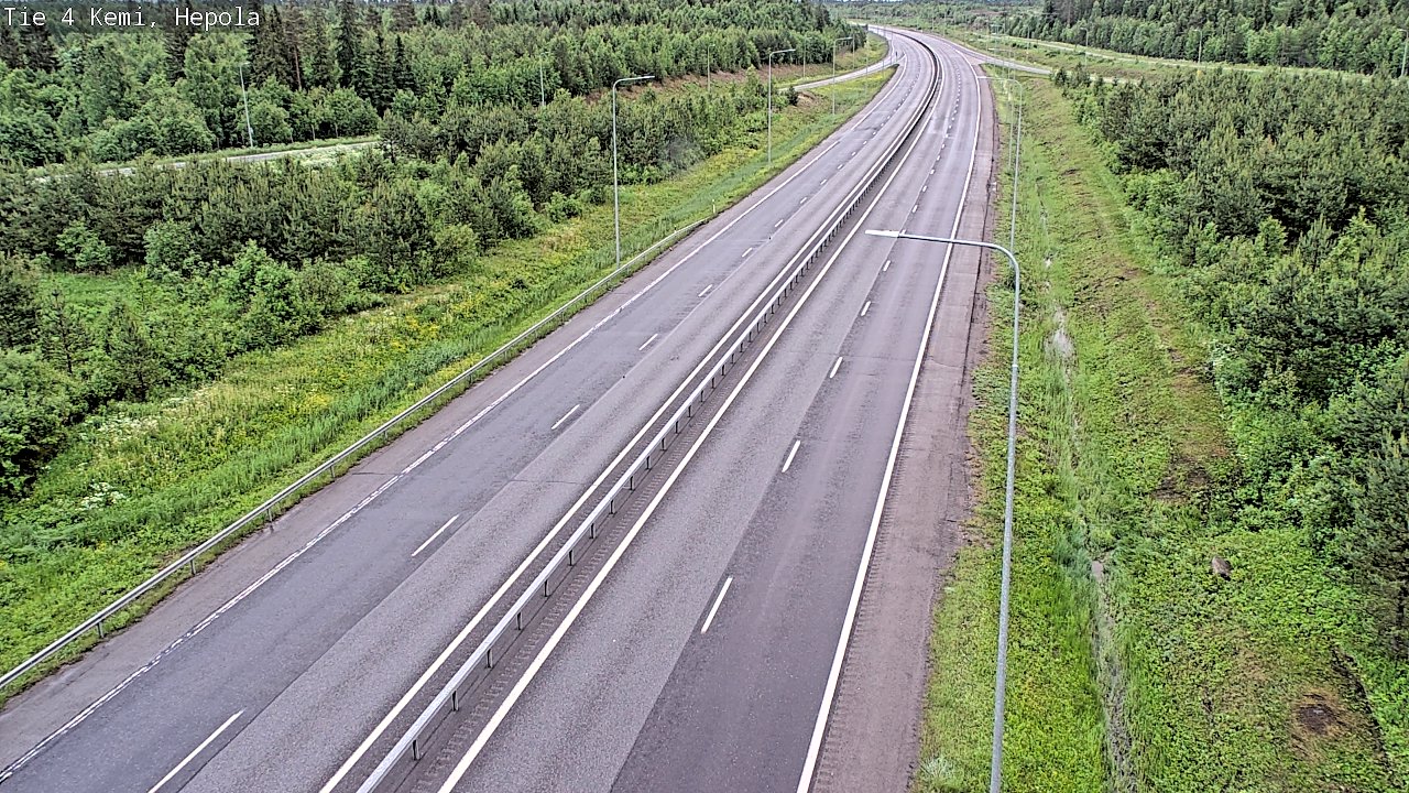 Kelikamerat Kuva Tie 4 Kemi, Hepola, Kemi, Lappi