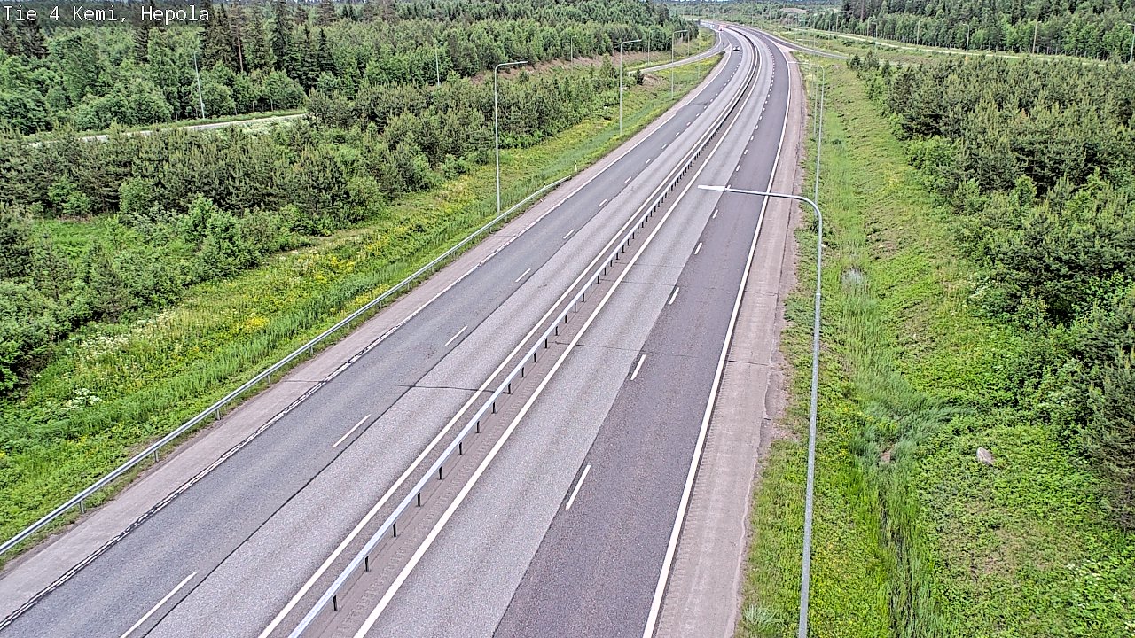 Kelikamerat Kuva Tie 4 Kemi, Hepola, Kemi, Lappi