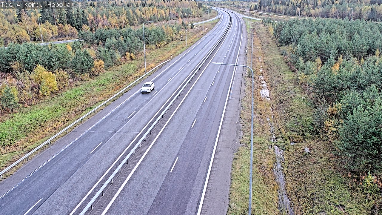Kelikamerat Kuva Tie 4 Kemi, Hepola, Kemi, Lappi