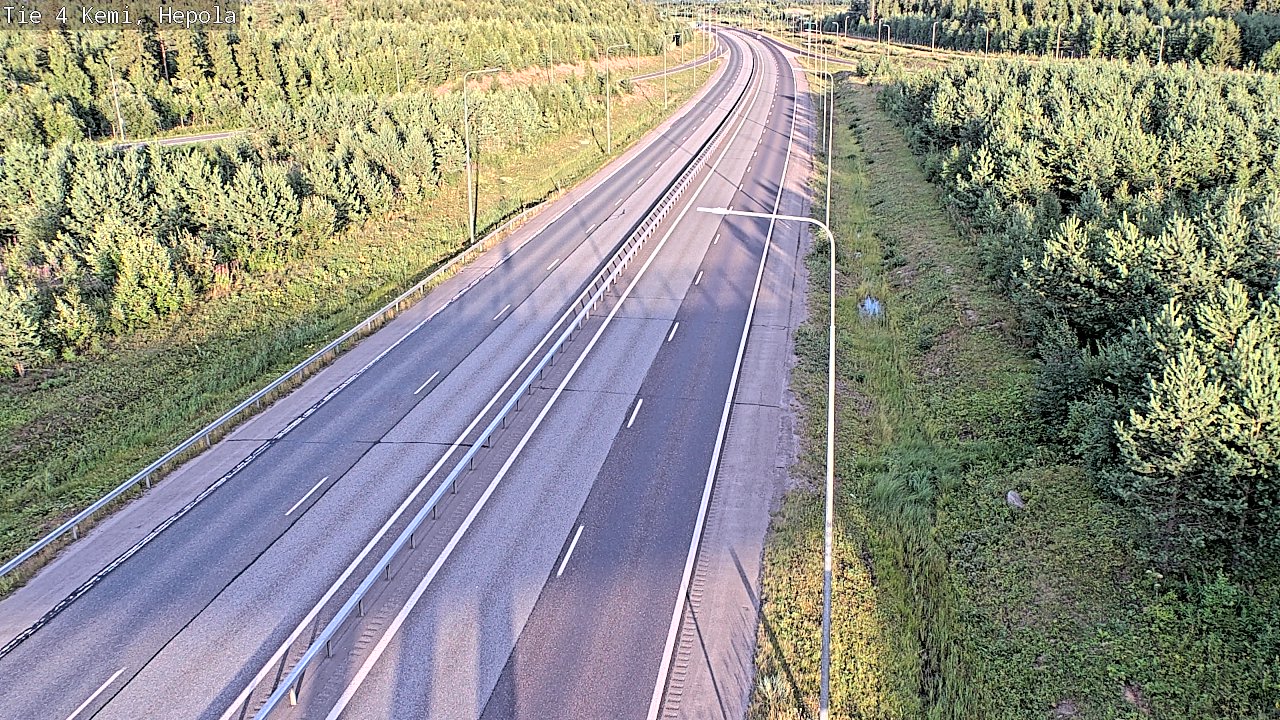 Kelikamerat Kuva Tie 4 Kemi, Hepola, Kemi, Lappi