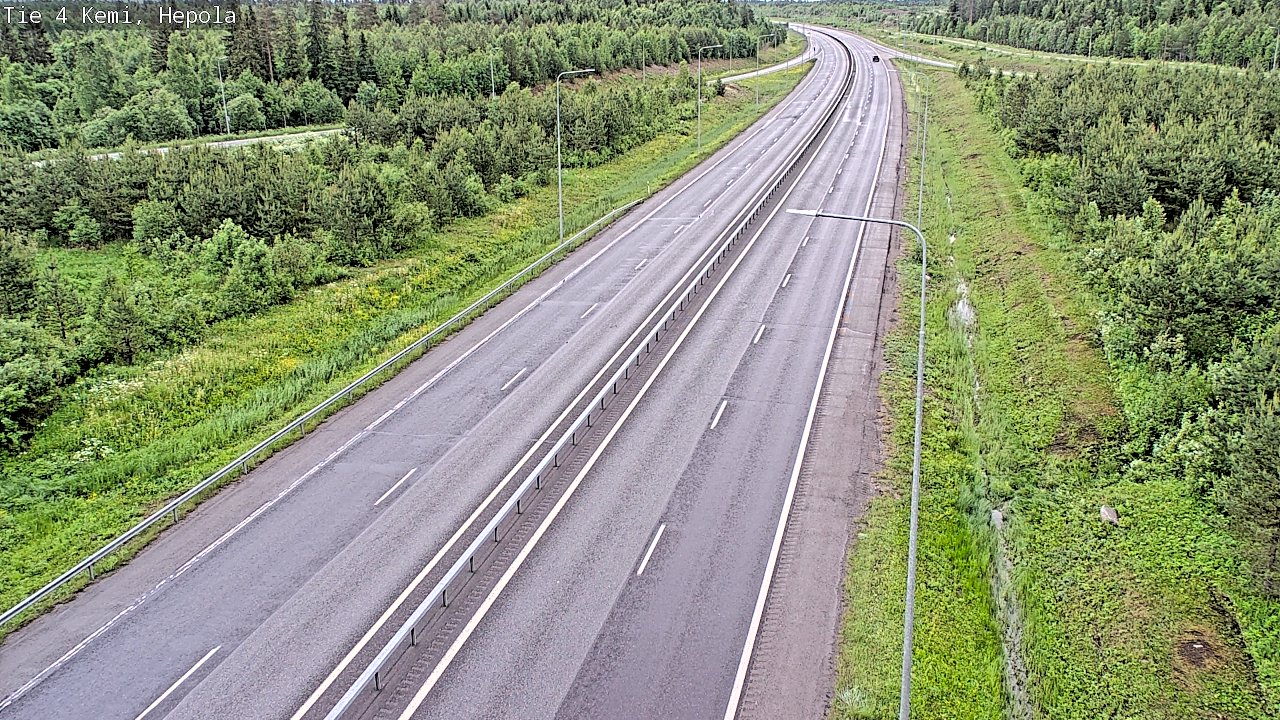 Kelikamerat Kuva Tie 4 Kemi, Hepola, Kemi, Lappi