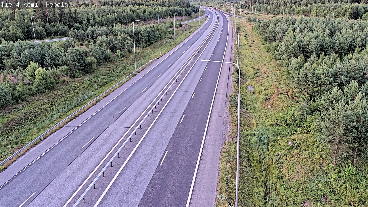 Kelikamerat Kuva Tie 4 Kemi, Hepola, Kemi, Lappi