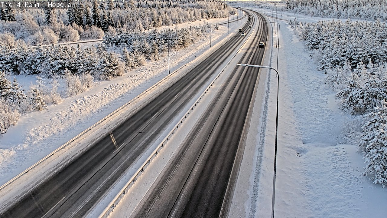 Weather Camera Image Road 4 Kemi, Hepola, Kemi, Lappi