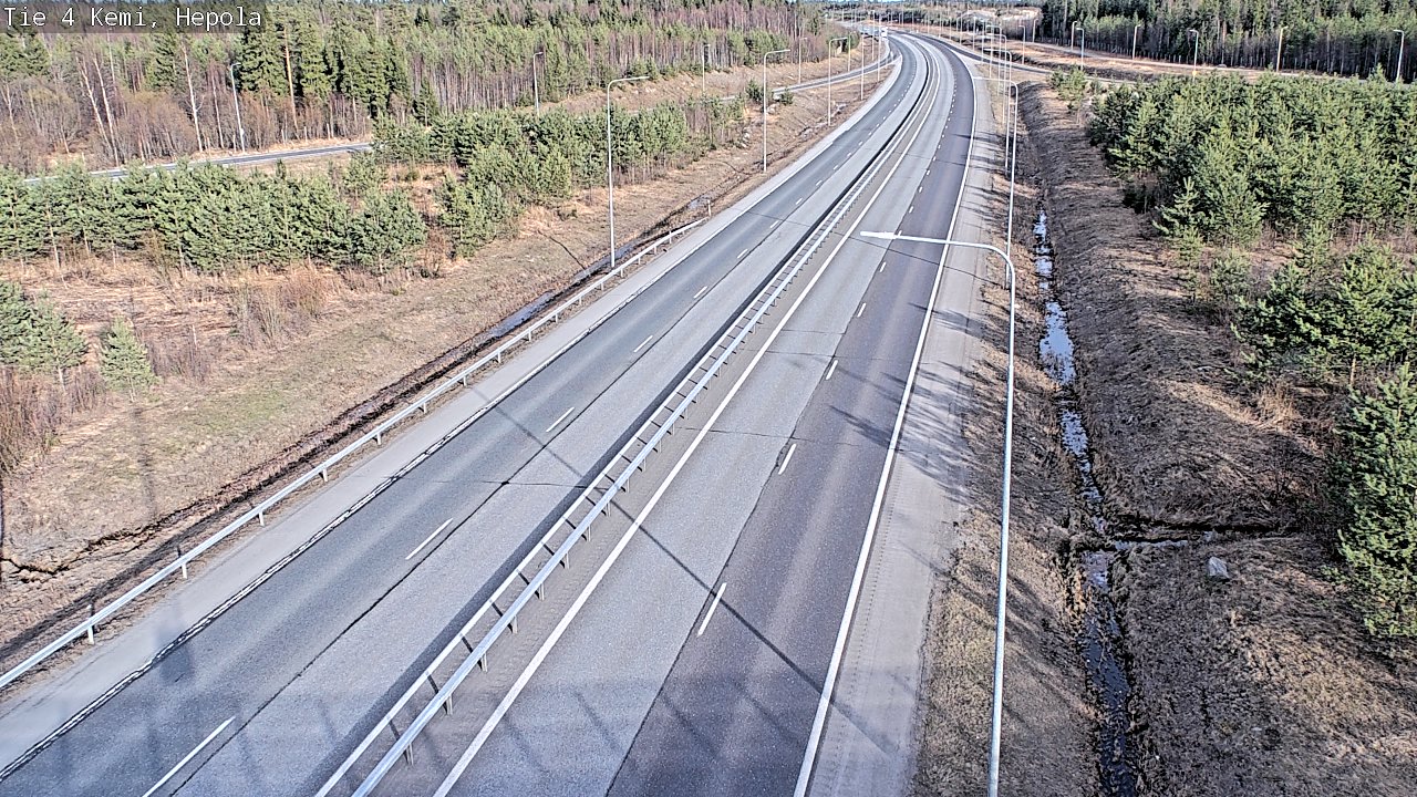 Kelikamerat Kuva Tie 4 Kemi, Hepola, Kemi, Lappi