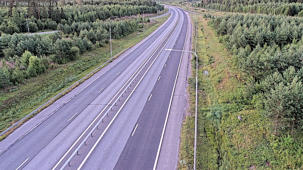 Kelikamerat Kuva Tie 4 Kemi, Hepola, Kemi, Lappi