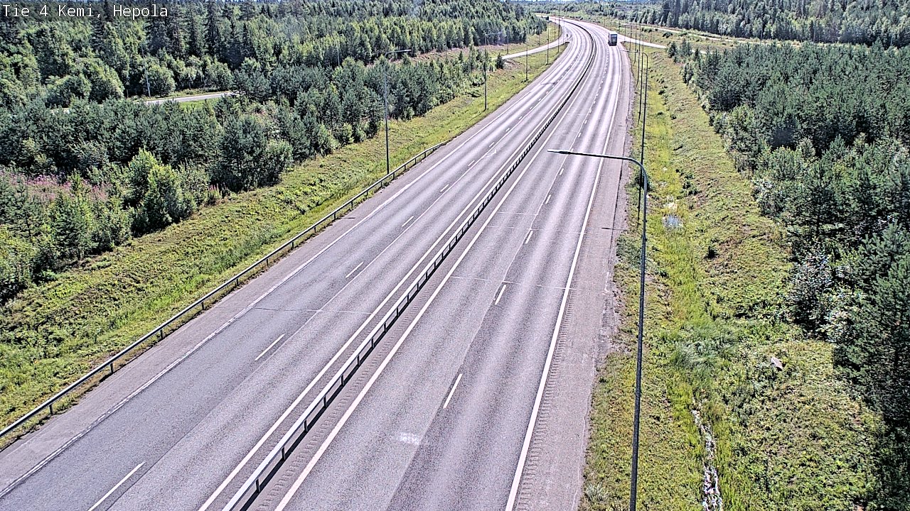Kelikamerat Kuva Tie 4 Kemi, Hepola, Kemi, Lappi