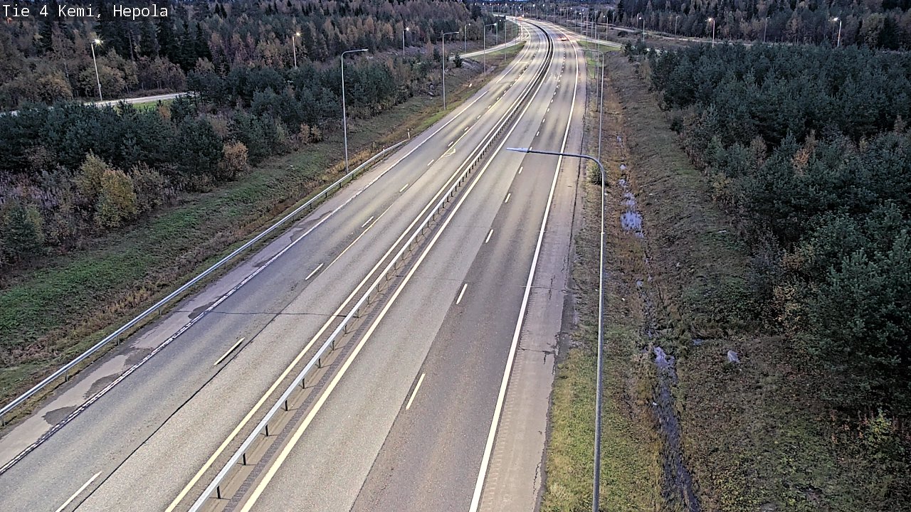 Kelikamerat Kuva Tie 4 Kemi, Hepola, Kemi, Lappi