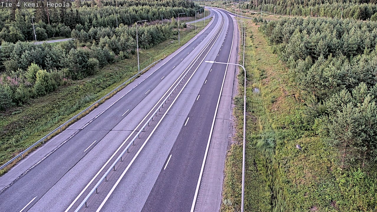 Kelikamerat Kuva Tie 4 Kemi, Hepola, Kemi, Lappi