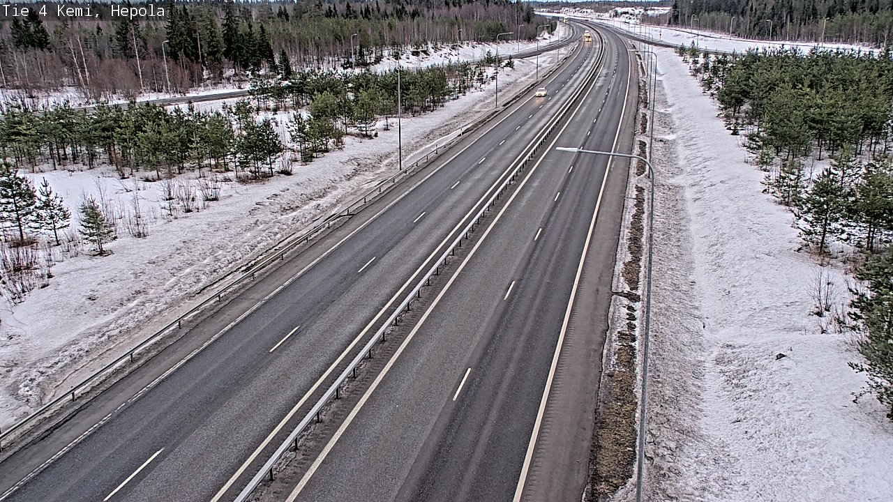 Kelikamerat Kuva Tie 4 Kemi, Hepola, Kemi, Lappi