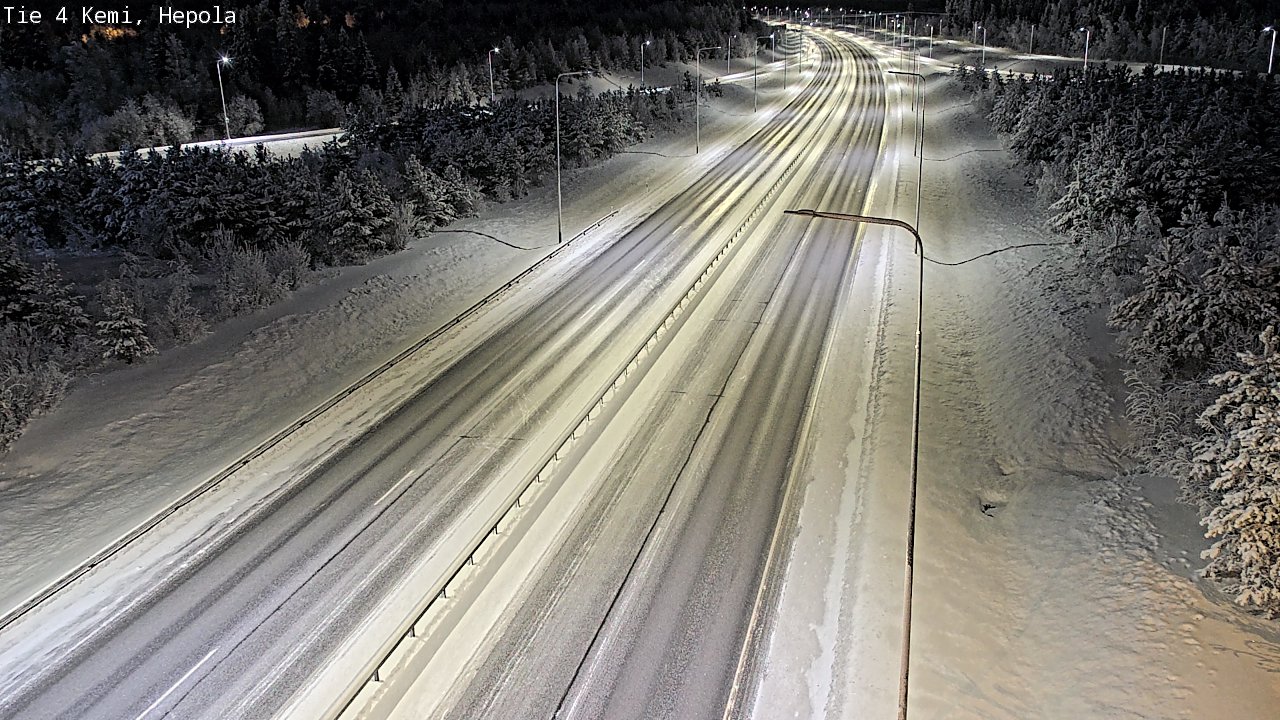 Kelikamerat Kuva Tie 4 Kemi, Hepola, Kemi, Lappi