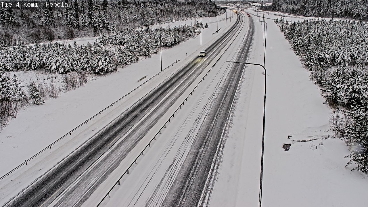 Weather Camera Image Väg 4 Kemi, Hepola, Kemi, Lappi