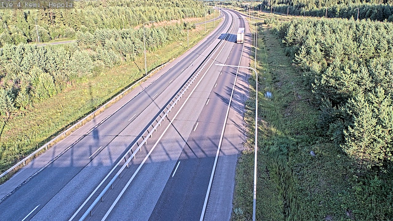 Kelikamerat Kuva Tie 4 Kemi, Hepola, Kemi, Lappi