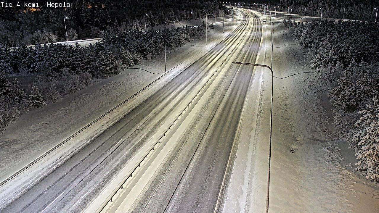 Kelikamerat Kuva Tie 4 Kemi, Hepola, Kemi, Lappi