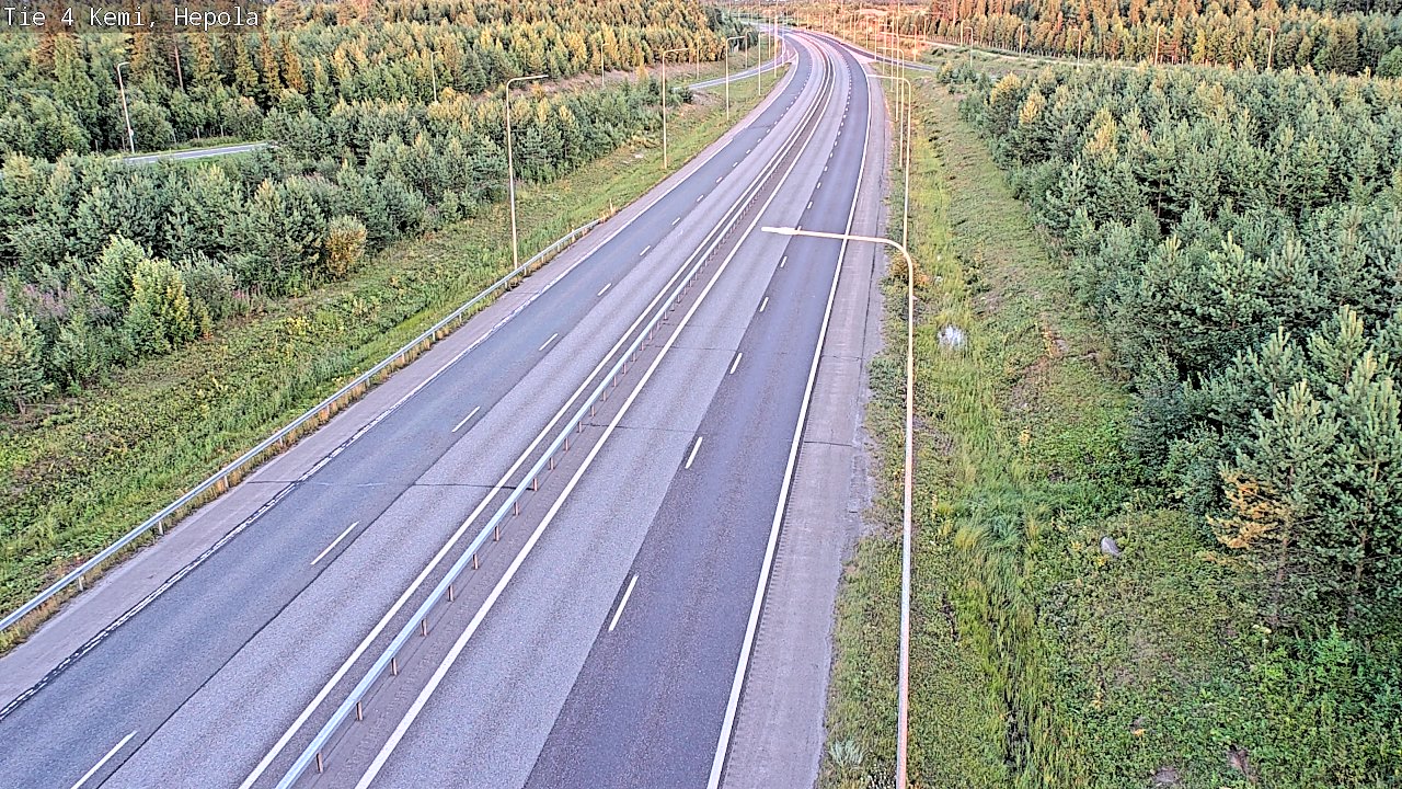 Kelikamerat Kuva Tie 4 Kemi, Hepola, Kemi, Lappi