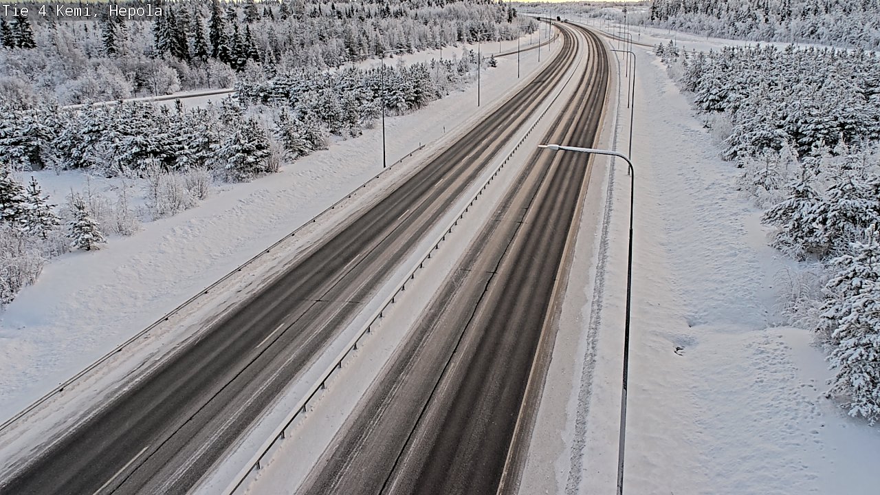 Weather Camera Image Road 4 Kemi, Hepola, Kemi, Lappi