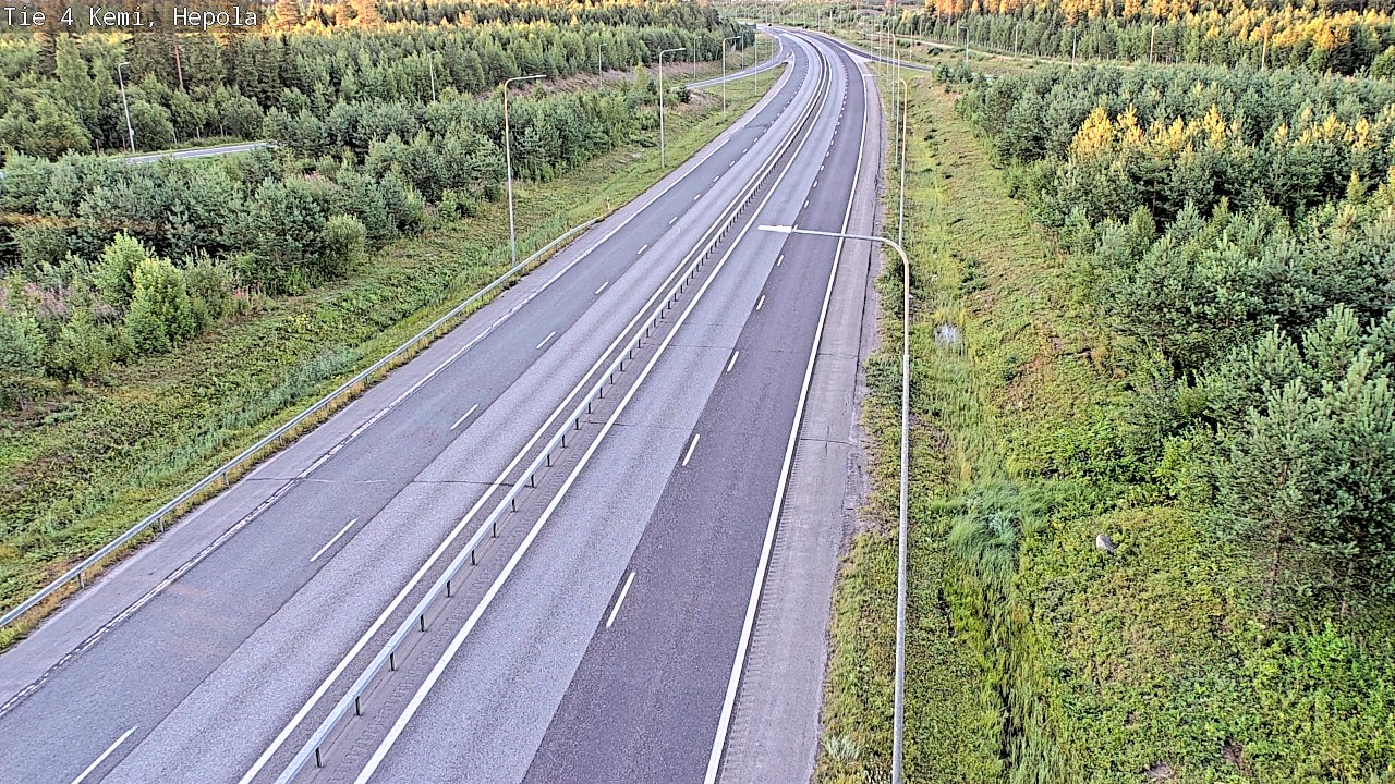 Weather Camera Image Road 4 Kemi, Hepola, Kemi, Lappi