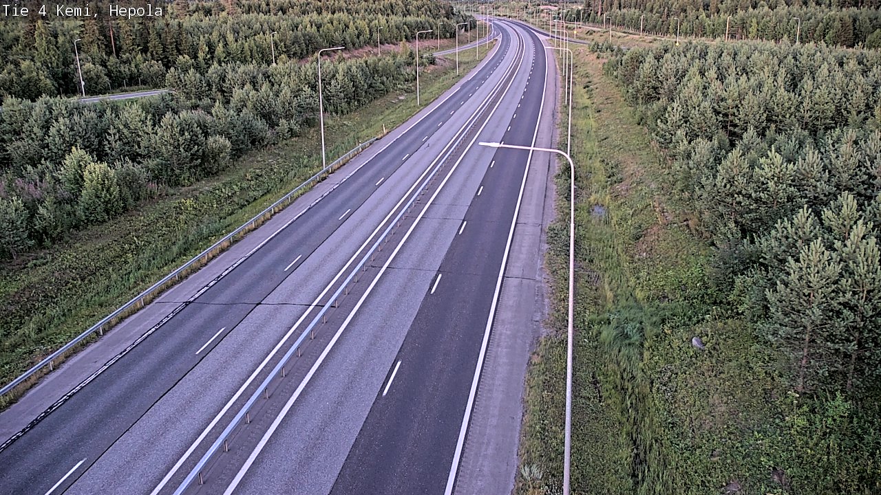 Kelikamerat Kuva Tie 4 Kemi, Hepola, Kemi, Lappi