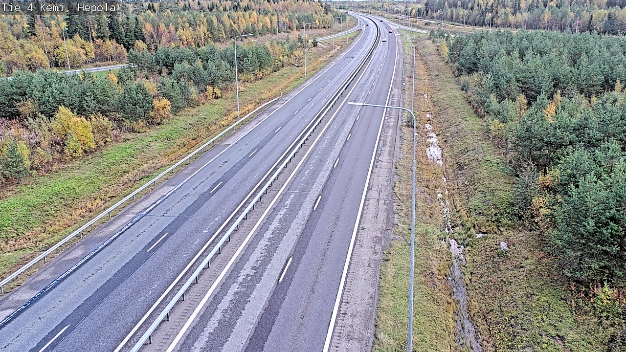 Kelikamerat Kuva Tie 4 Kemi, Hepola, Kemi, Lappi