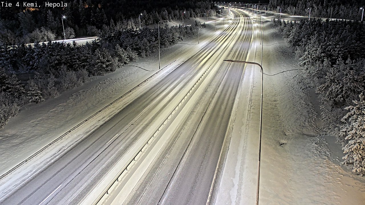 Kelikamerat Kuva Tie 4 Kemi, Hepola, Kemi, Lappi