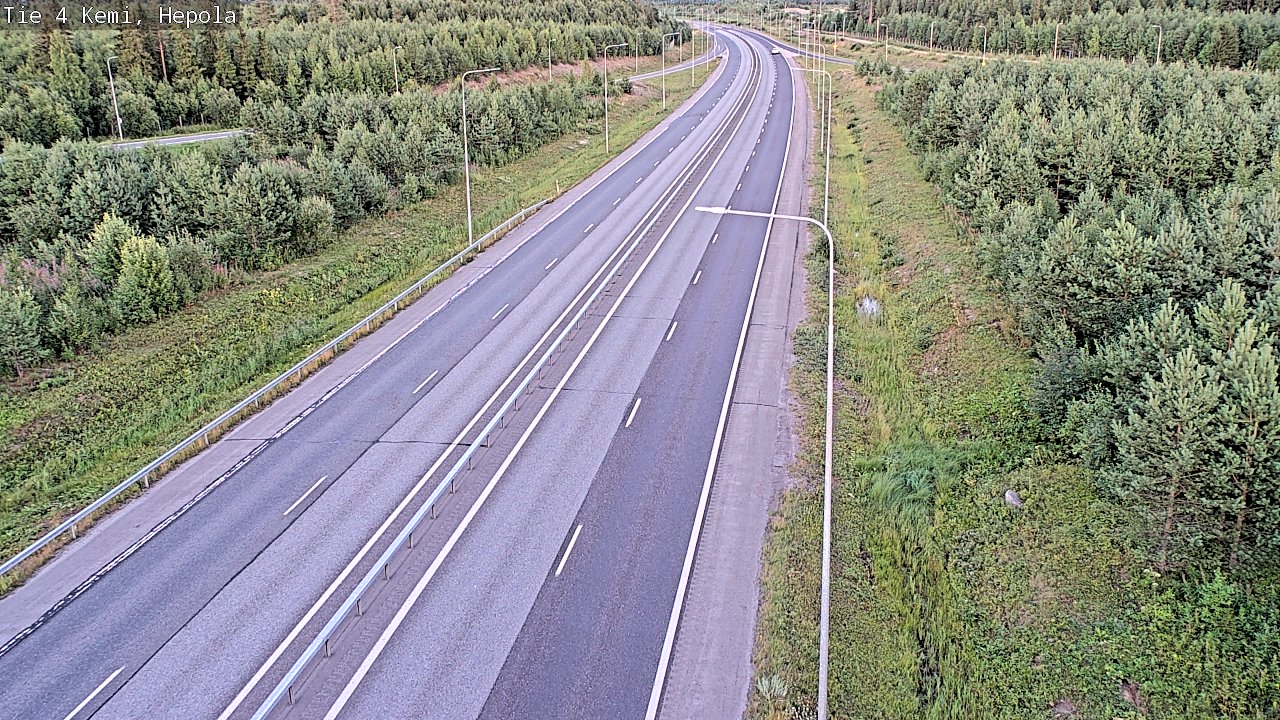 Kelikamerat Kuva Tie 4 Kemi, Hepola, Kemi, Lappi