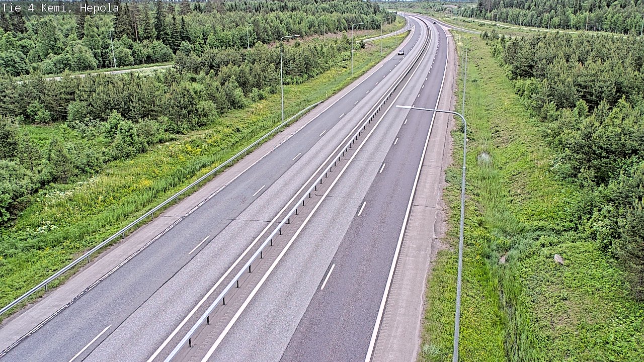 Kelikamerat Kuva Tie 4 Kemi, Hepola, Kemi, Lappi