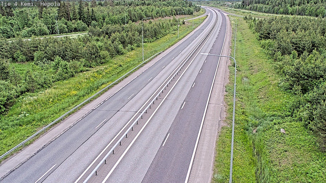 Kelikamerat Kuva Tie 4 Kemi, Hepola, Kemi, Lappi