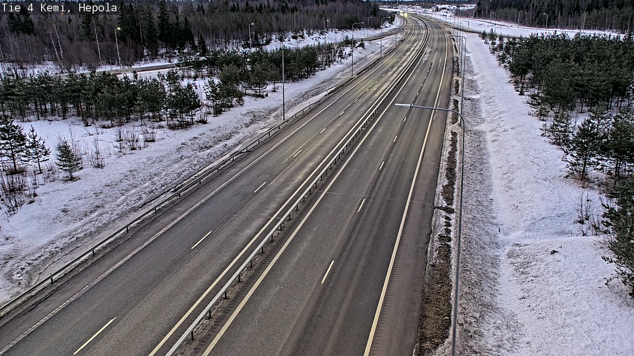 Kelikamerat Kuva Tie 4 Kemi, Hepola, Kemi, Lappi