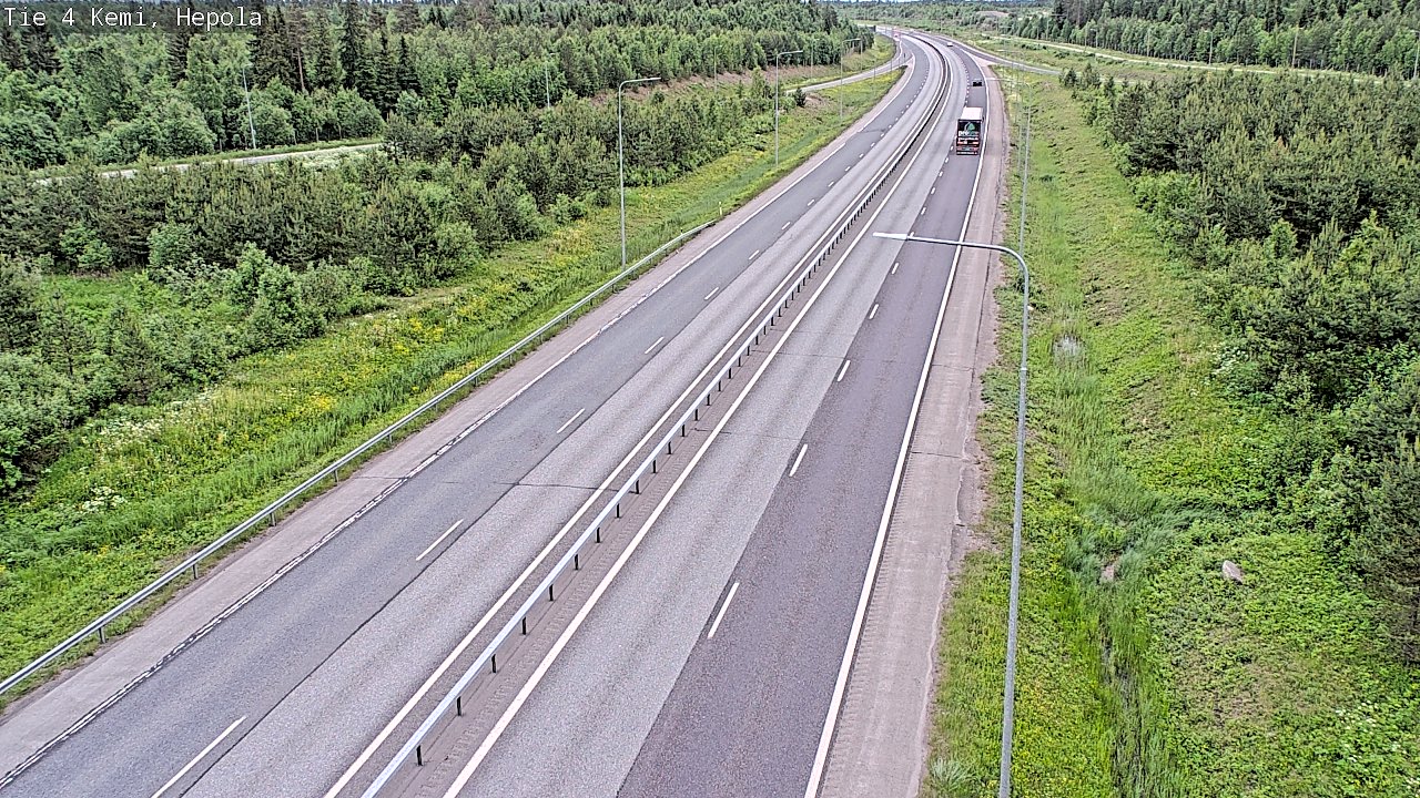 Kelikamerat Kuva Tie 4 Kemi, Hepola, Kemi, Lappi
