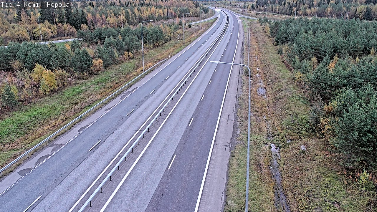 Kelikamerat Kuva Tie 4 Kemi, Hepola, Kemi, Lappi