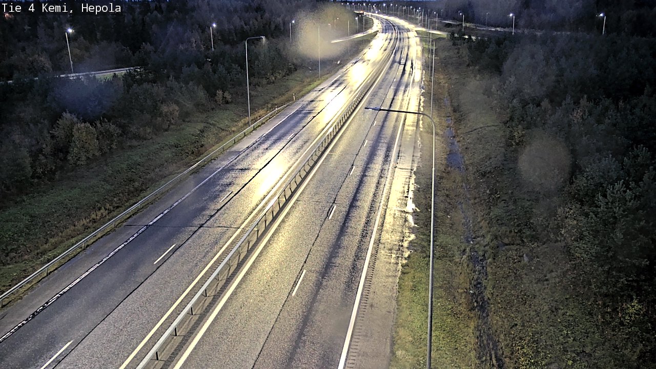 Kelikamerat Kuva Tie 4 Kemi, Hepola, Kemi, Lappi
