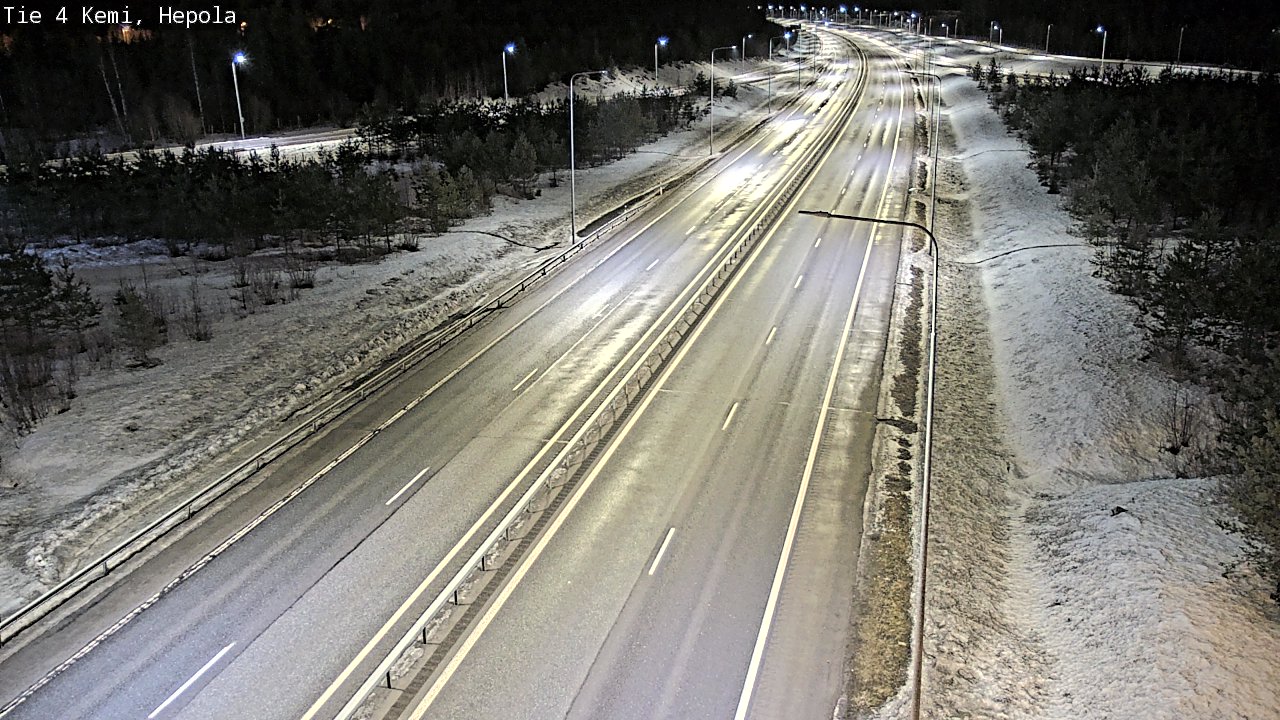 Kelikamerat Kuva Tie 4 Kemi, Hepola, Kemi, Lappi