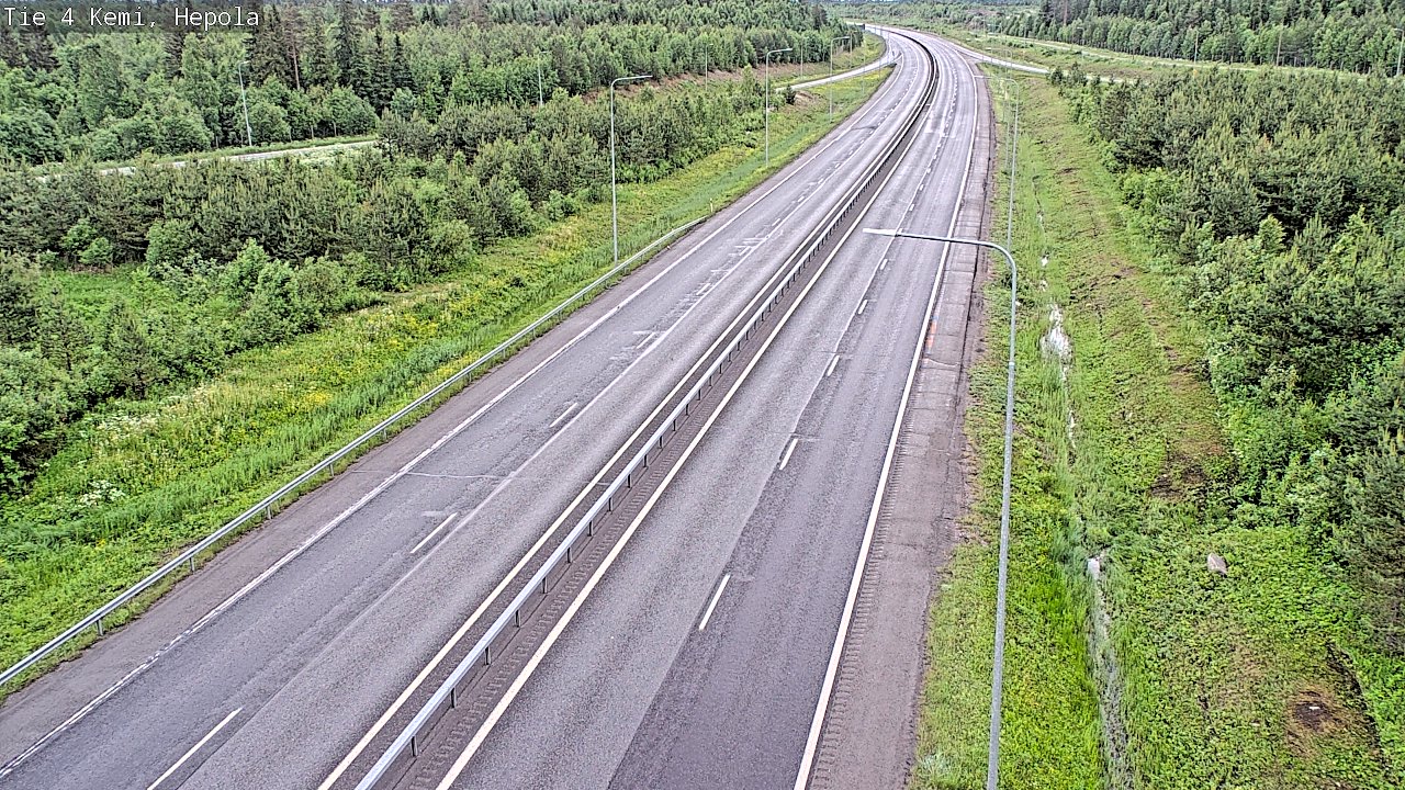 Kelikamerat Kuva Tie 4 Kemi, Hepola, Kemi, Lappi