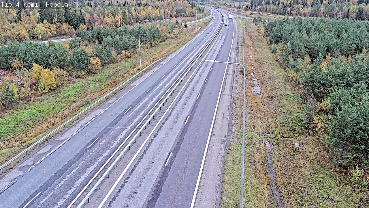 Kelikamerat Kuva Tie 4 Kemi, Hepola, Kemi, Lappi