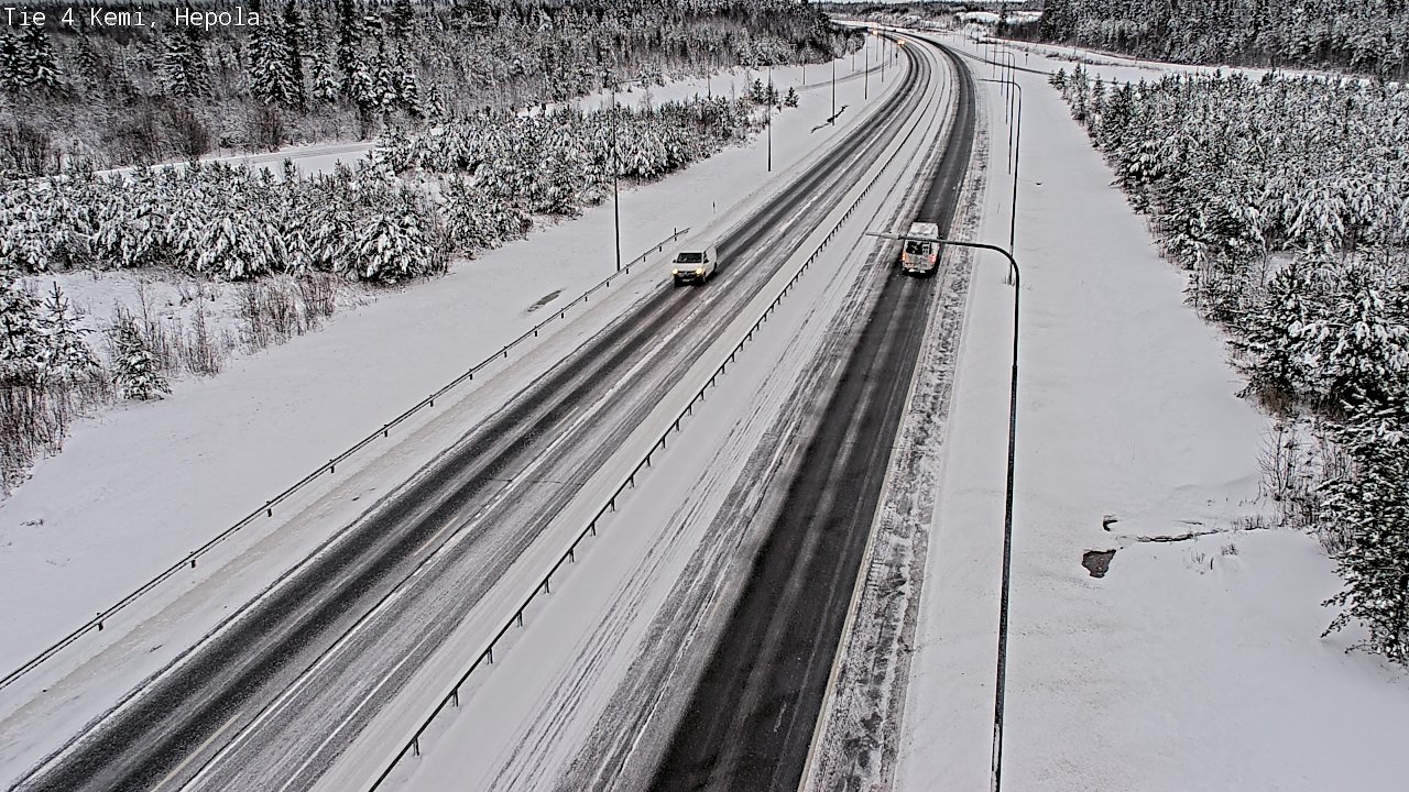 Weather Camera Image Väg 4 Kemi, Hepola, Kemi, Lappi
