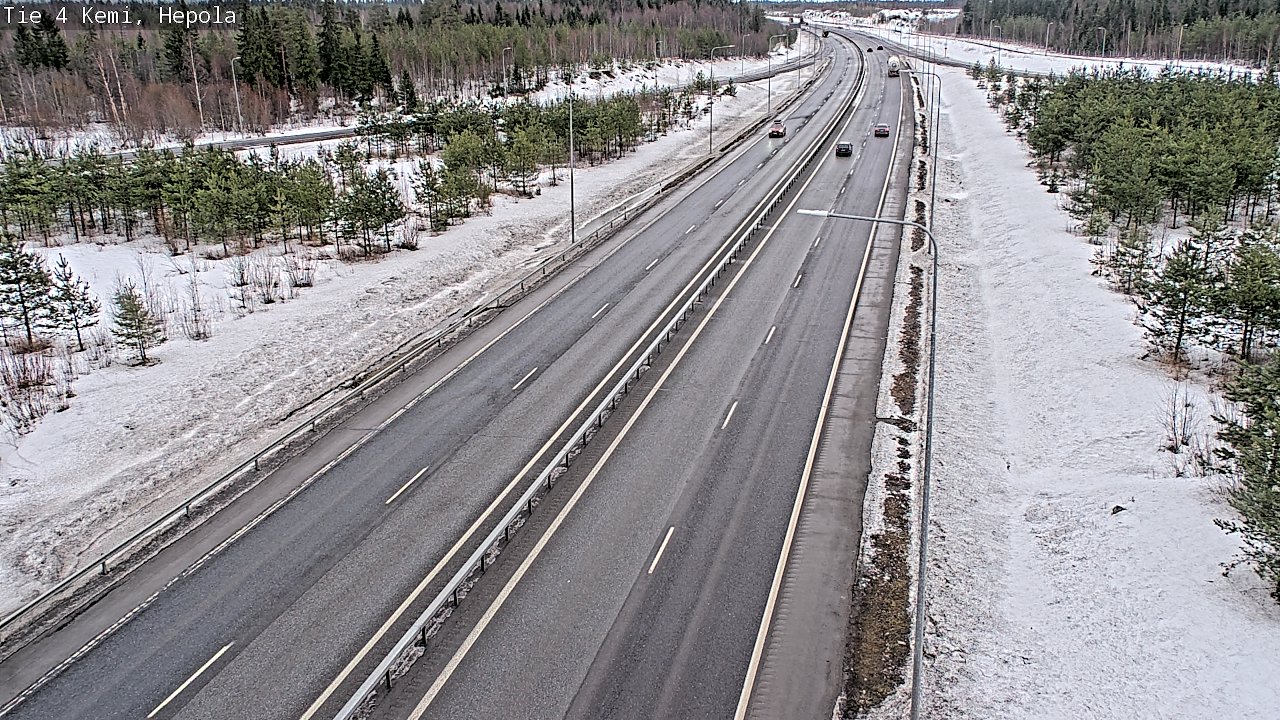 Kelikamerat Kuva Tie 4 Kemi, Hepola, Kemi, Lappi