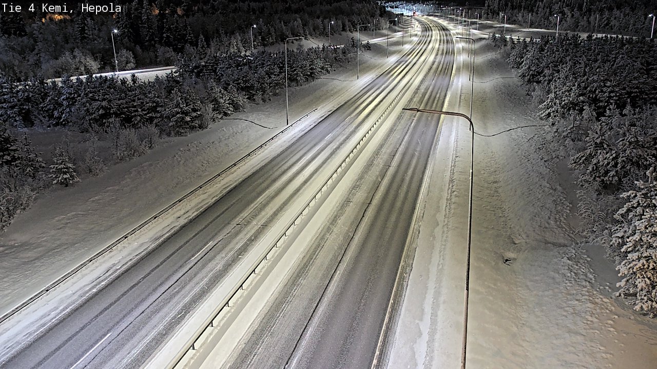 Kelikamerat Kuva Tie 4 Kemi, Hepola, Kemi, Lappi