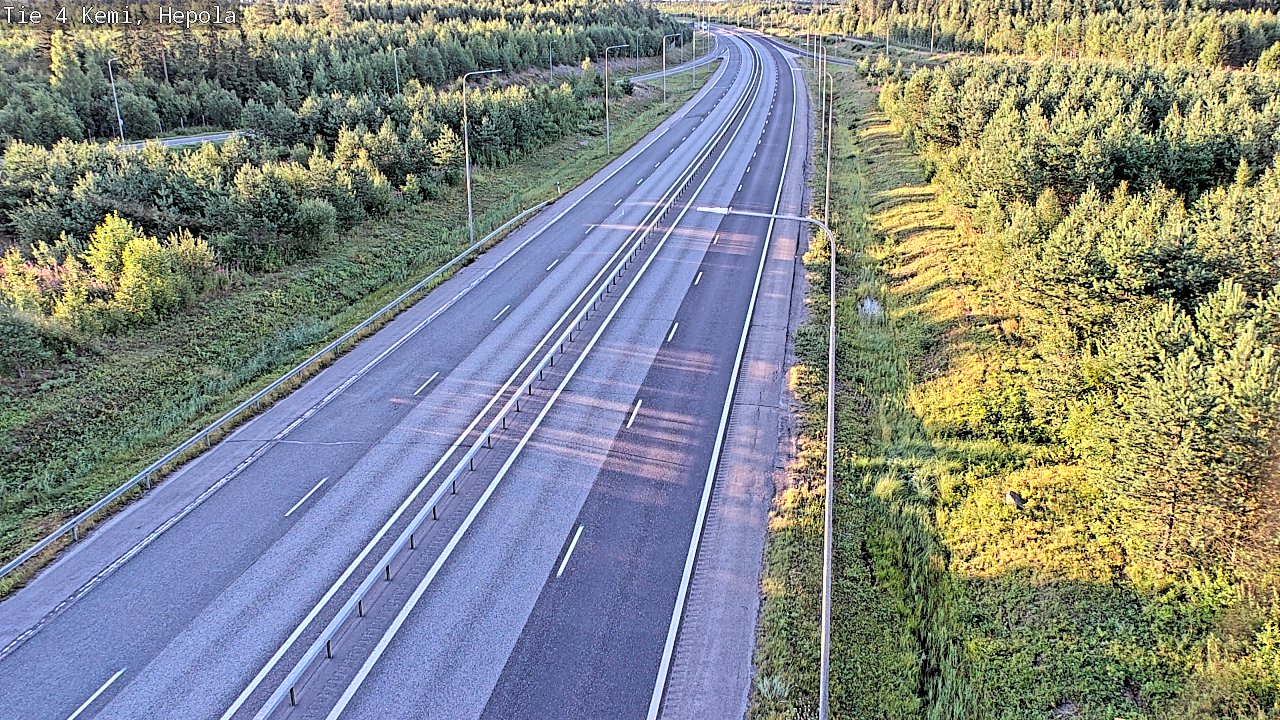 Weather Camera Image Road 4 Kemi, Hepola, Kemi, Lappi