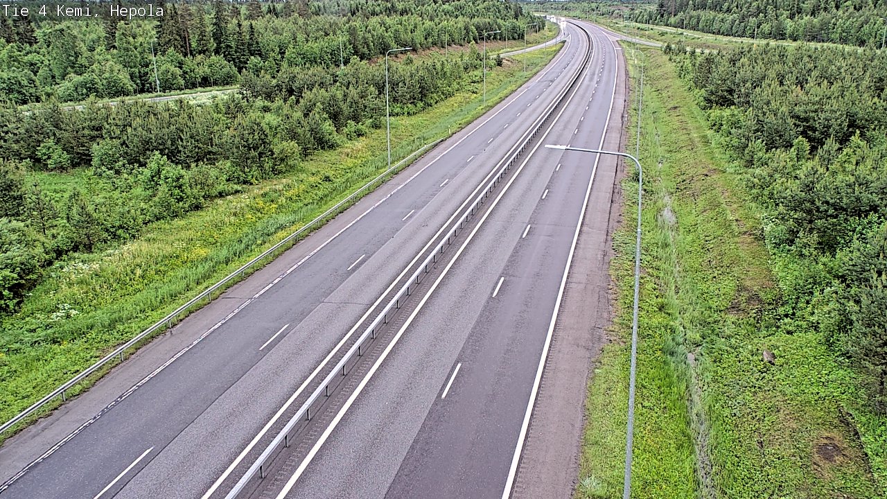 Kelikamerat Kuva Tie 4 Kemi, Hepola, Kemi, Lappi