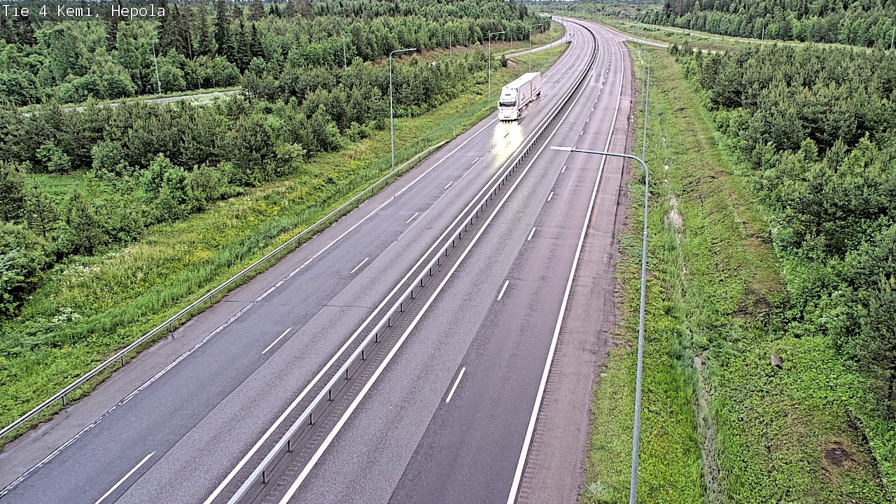 Kelikamerat Kuva Tie 4 Kemi, Hepola, Kemi, Lappi