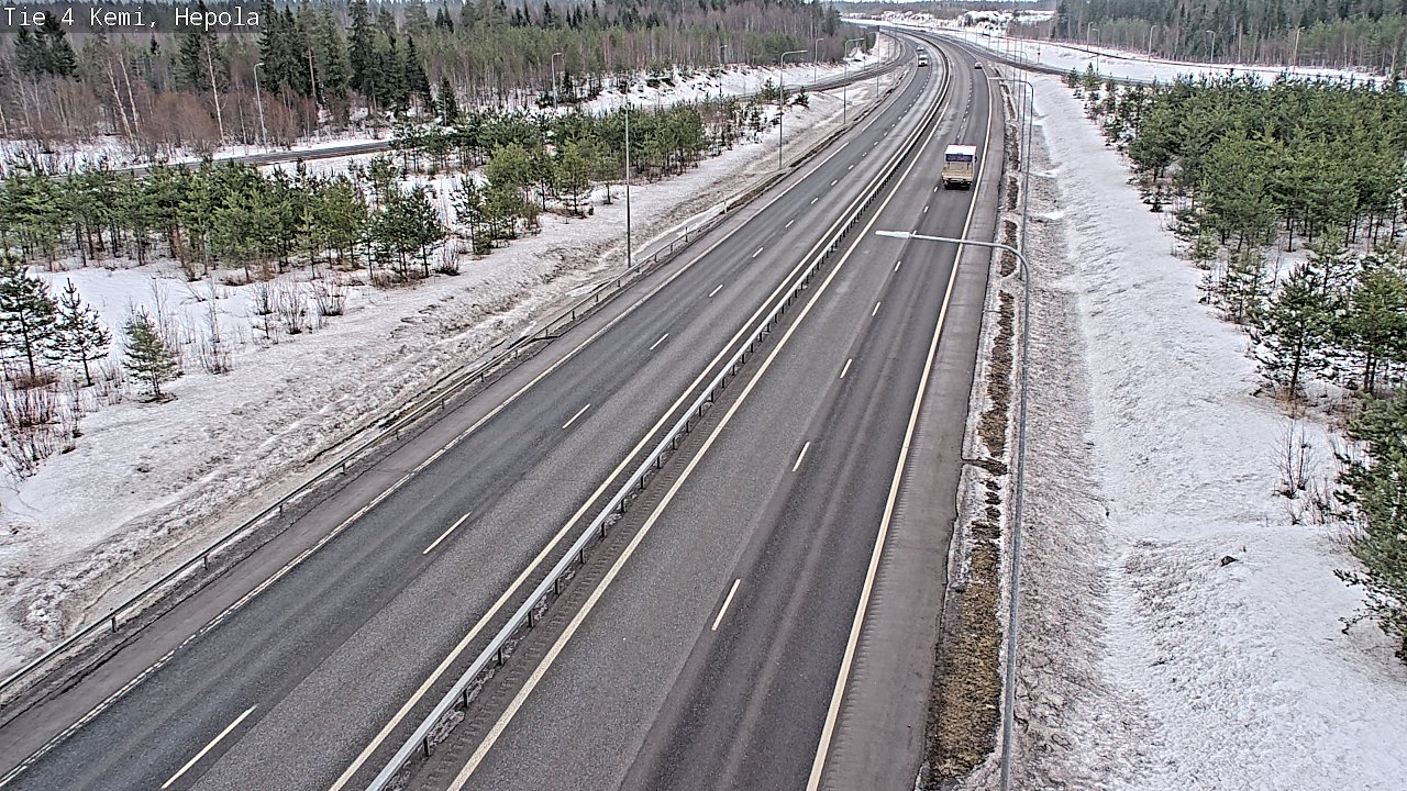 Kelikamerat Kuva Tie 4 Kemi, Hepola, Kemi, Lappi