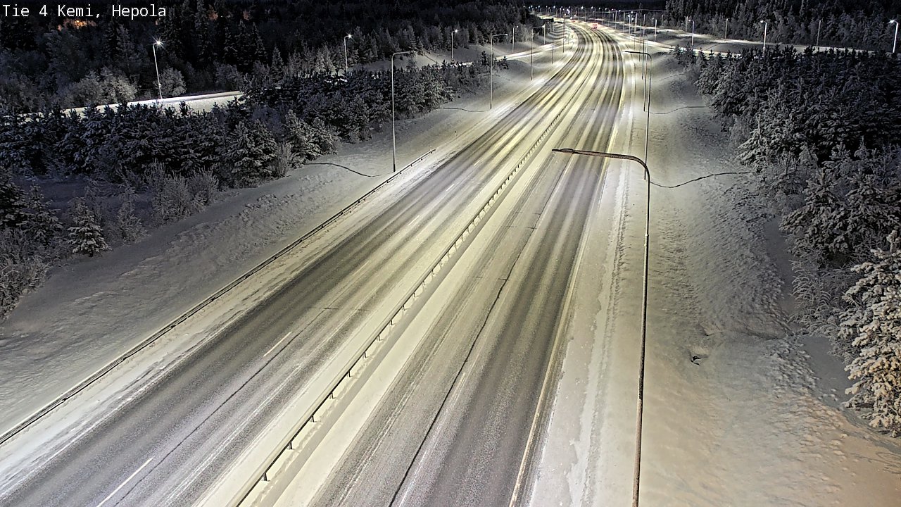 Kelikamerat Kuva Tie 4 Kemi, Hepola, Kemi, Lappi