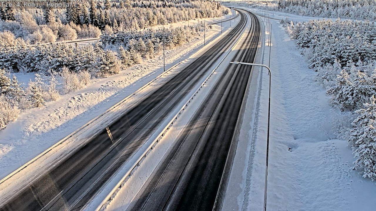 Weather Camera Image Road 4 Kemi, Hepola, Kemi, Lappi