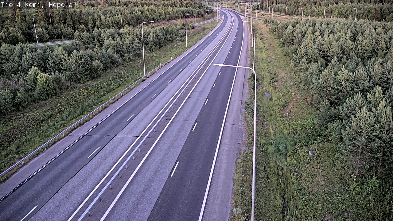 Kelikamerat Kuva Tie 4 Kemi, Hepola, Kemi, Lappi