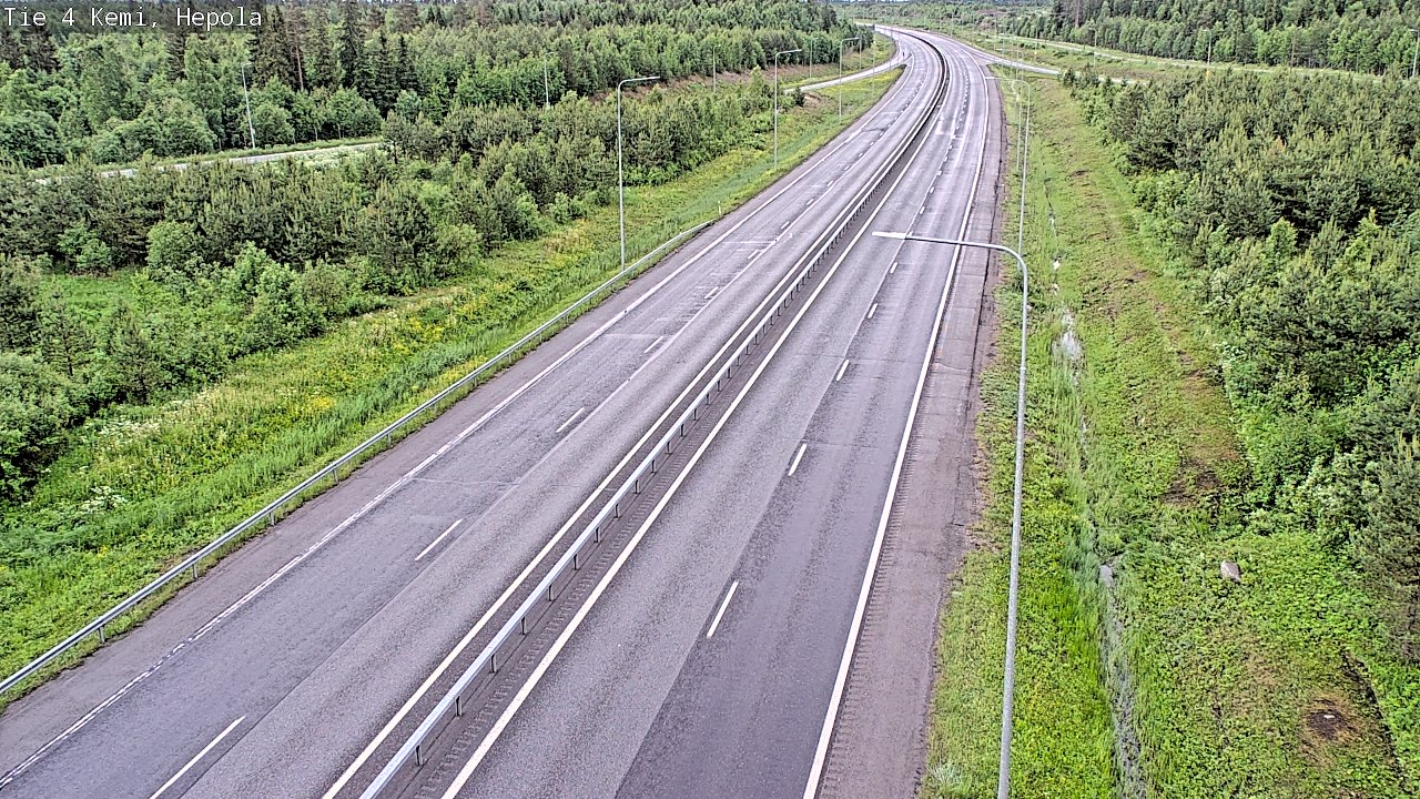 Kelikamerat Kuva Tie 4 Kemi, Hepola, Kemi, Lappi