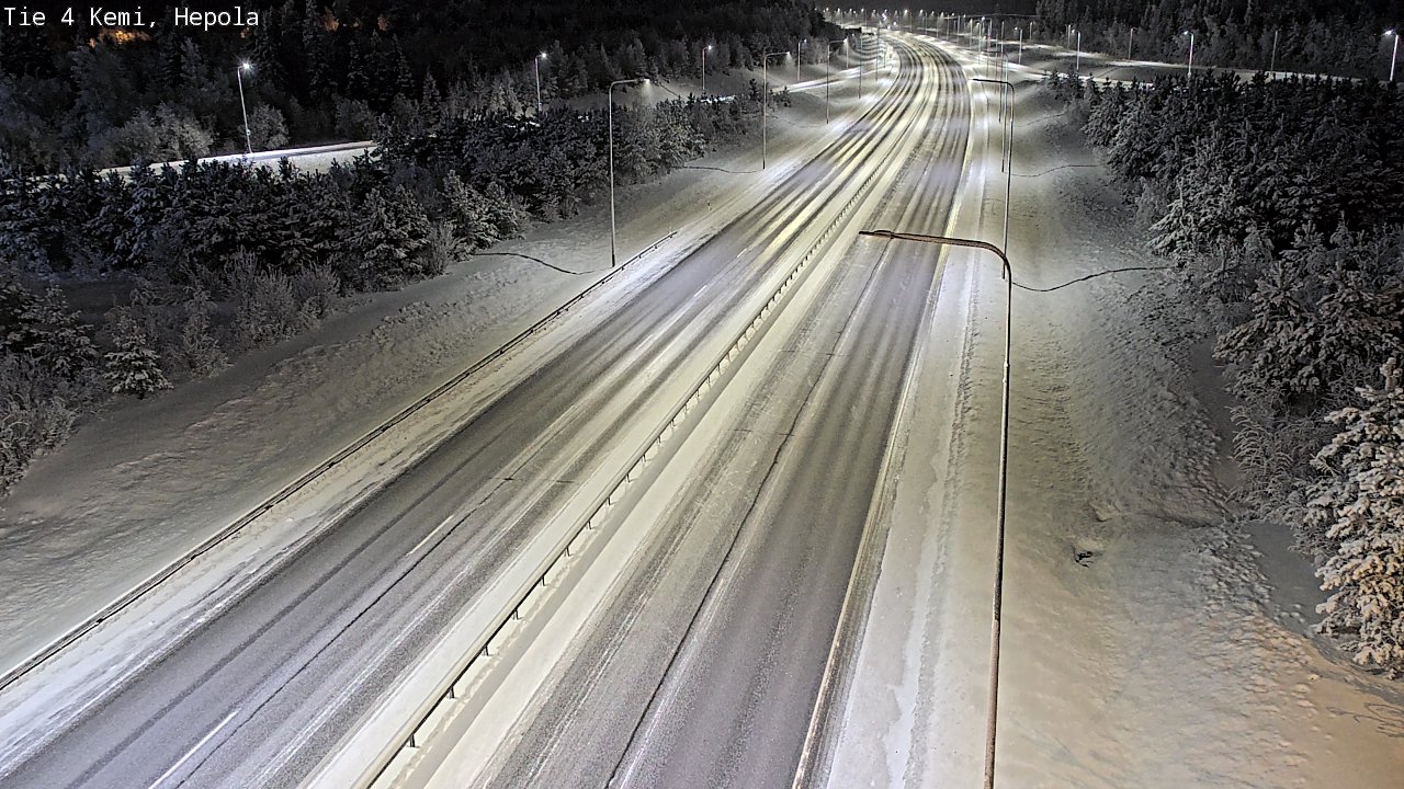 Kelikamerat Kuva Tie 4 Kemi, Hepola, Kemi, Lappi