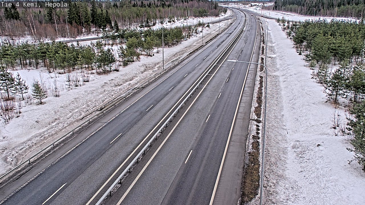 Kelikamerat Kuva Tie 4 Kemi, Hepola, Kemi, Lappi