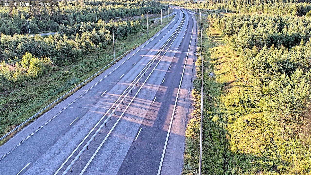 Weather Camera Image Road 4 Kemi, Hepola, Kemi, Lappi