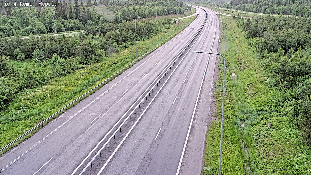 Kelikamerat Kuva Tie 4 Kemi, Hepola, Kemi, Lappi