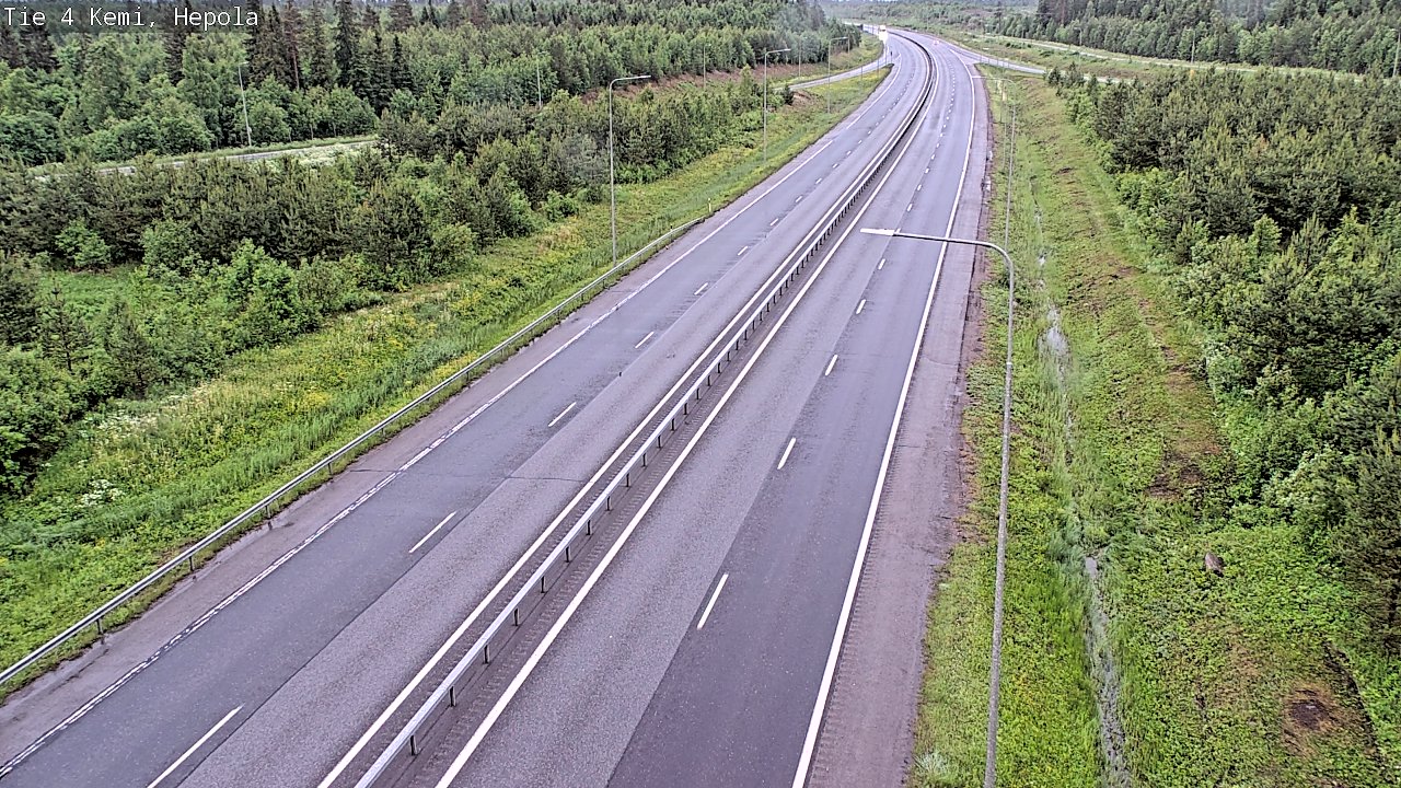 Kelikamerat Kuva Tie 4 Kemi, Hepola, Kemi, Lappi