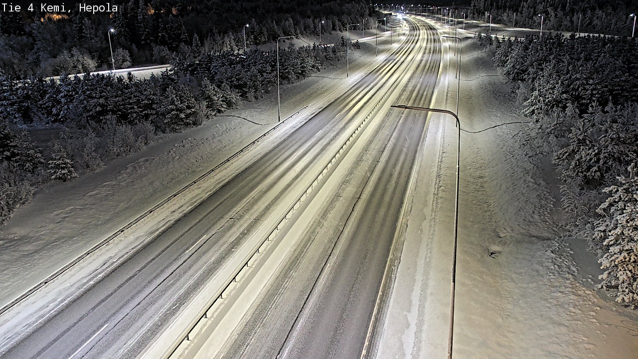 Kelikamerat Kuva Tie 4 Kemi, Hepola, Kemi, Lappi